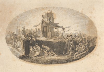 Certyfikat Towarzystwa Biblijnego, XIX wiek. autorstwa Asher Brown Durand