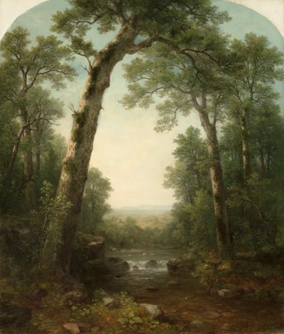 Leśny strumień z Vista, 1872. autorstwa Asher Brown Durand