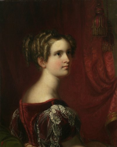 Idealna głowa: sugestia z życia, 1836 autorstwa Asher Brown Durand