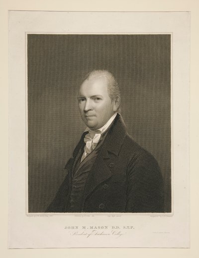 John M. Mason, DD, STP, prezes Dickinson College autorstwa Asher Brown Durand