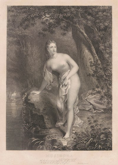 Musidora autorstwa Asher Brown Durand