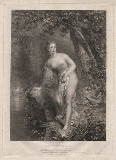 Musidora autorstwa Asher Brown Durand