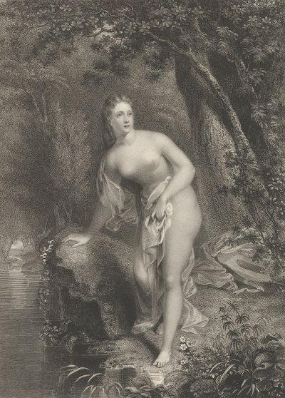 Musidora, 1825. autorstwa Asher Brown Durand