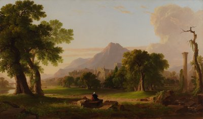 Wieczór życia, 1840 autorstwa Asher Brown Durand