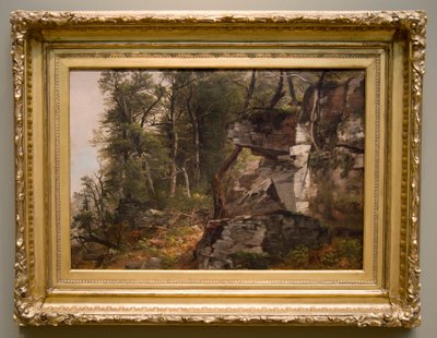 Drzewa na skalistym zboczu 1849. autorstwa Asher Brown Durand