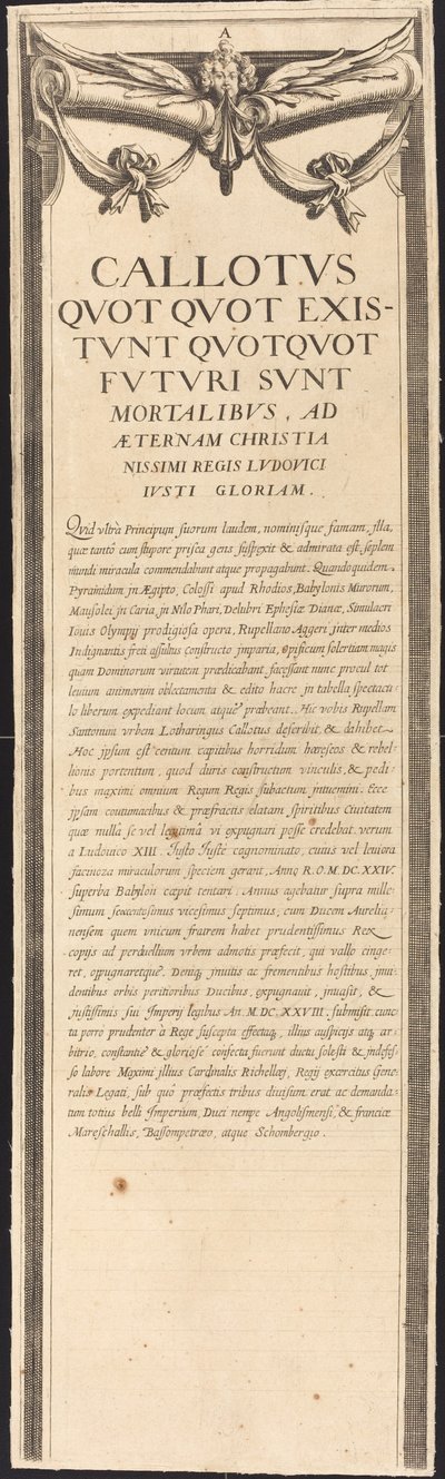 Oblężenie La Rochelle [tablica 8 z 16; zestaw zawiera 1952.8.97-112] autorstwa Assistant of Jacques Callot