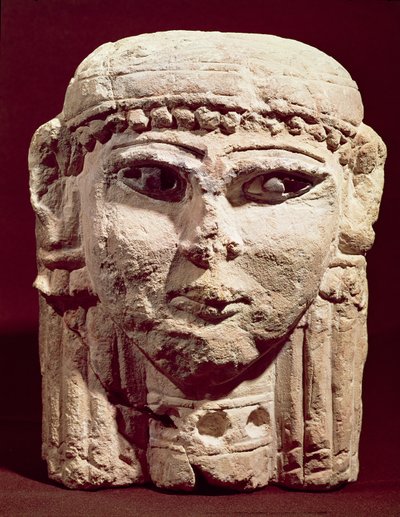 Głowa bogini Isztar z Ammanu w Jordanii autorstwa Assyrian