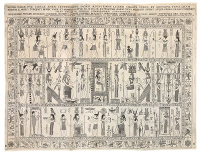 Edyp Egipcjanin autorstwa Athanasius Kircher