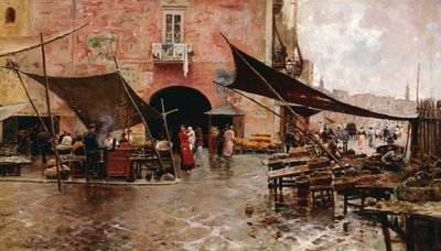 Rynek Mesyna autorstwa Attillo Pratella