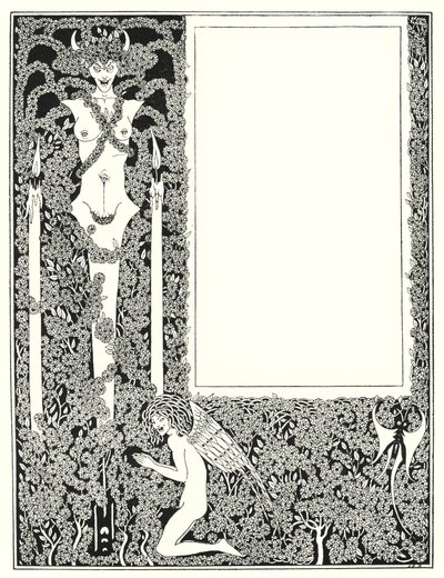 Projekt strony tytułowej „Salome” (grawerowanie) autorstwa Aubrey (after) Beardsley