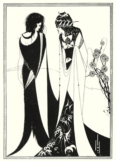 John i Salome (grawerowanie) autorstwa Aubrey (after) Beardsley