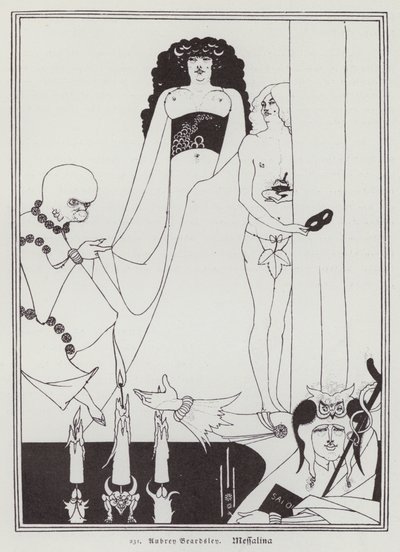 Messalina (członkowie) autorstwa Aubrey (after) Beardsley