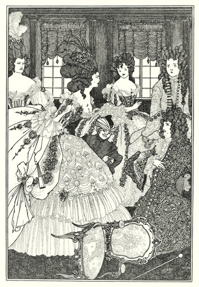 Bitwa pod Beaux i Belles (grafika) autorstwa Aubrey (after) Beardsley
