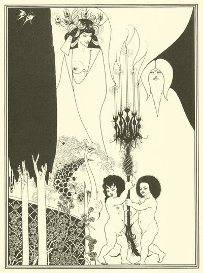 Oczy Heroda (litografia) autorstwa Aubrey (after) Beardsley