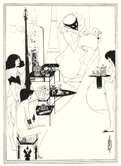 Toaleta Salome (grawerowanie) autorstwa Aubrey (after) Beardsley