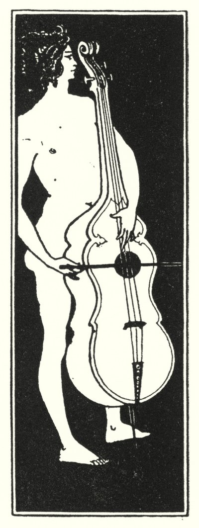Ornament na stronie tytułowej (rycina) autorstwa Aubrey (after) Beardsley