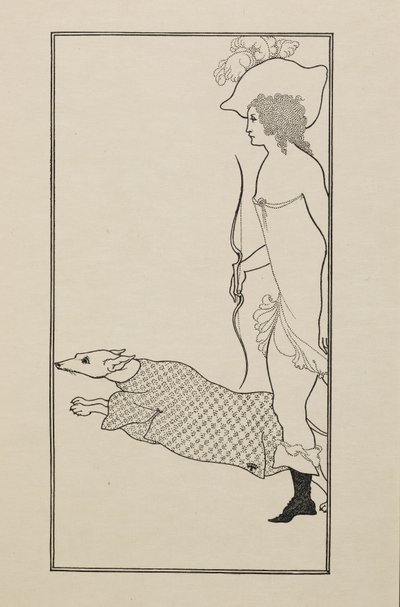 Atalanta, z księgi pięćdziesięciu rysunków autorstwa Aubrey Beardsley