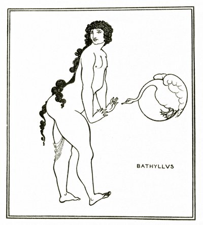Bathyllus, ok. 1894 autorstwa Aubrey Beardsley