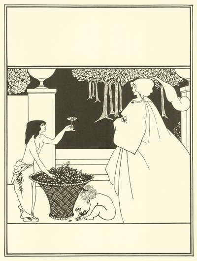 Projekt okładki, Żółta Księga autorstwa Aubrey Beardsley