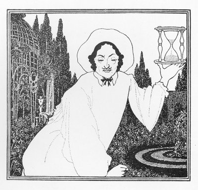 "The Pierrot of the Minute" номын хавтасны дизайн, 1897 оны поли autorstwa Aubrey Beardsley
