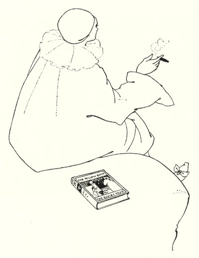 Projekt karty z zaproszeniem autorstwa Aubrey Beardsley