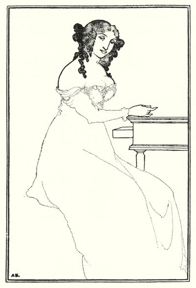 Fronton autorstwa Aubrey Beardsley