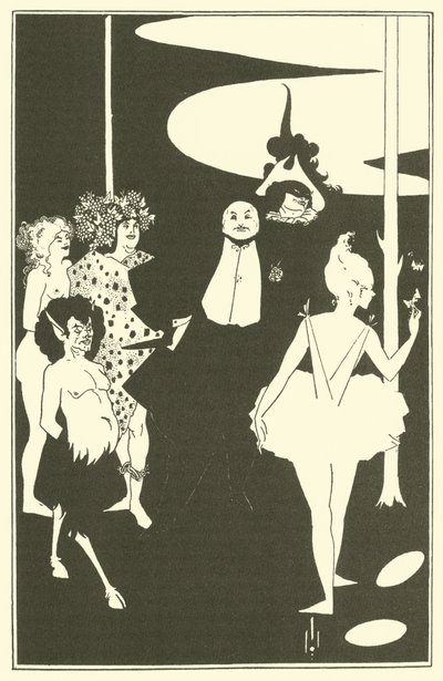 Frontyspis, sztuki Johna Davidsona, 1893 autorstwa Aubrey Beardsley