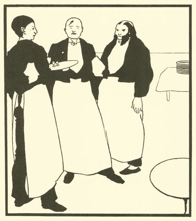 Chłopcy z kawiarni autorstwa Aubrey Beardsley
