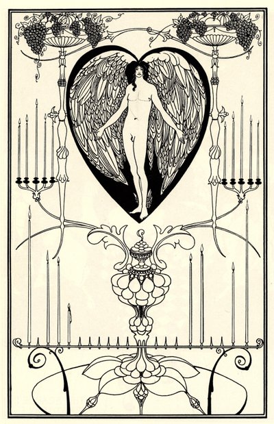 Ilustracja do Lustra miłości autorstwa Marc-André Raffalovich, 1895 autorstwa Aubrey Beardsley