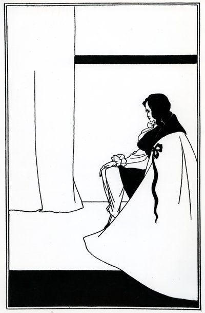 Ilustracja do „Upadku Domu Usherów” Edgara Allana Poe, 1894 autorstwa Aubrey Beardsley