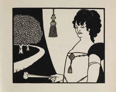 Madame Rejane, z księgi pięćdziesięciu rysunków autorstwa Aubrey Beardsley