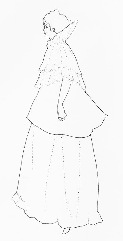 Madame Rejane, ilustracja z „Żółtej księgi”, 1894 autorstwa Aubrey Beardsley