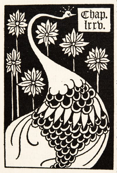 Paw, nagłówek rozdziału autorstwa Aubrey Beardsley