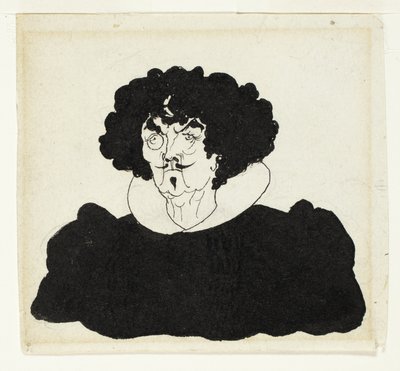 Portret Whistler w hiszpańskim kostiumie z XVII wieku autorstwa Aubrey Beardsley