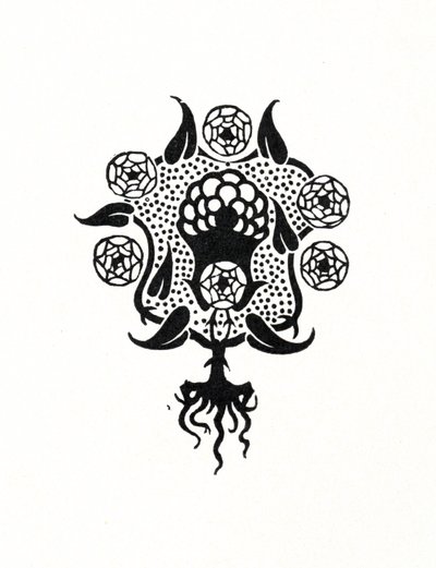 Mały wzór na okładkę „Salome”, 1899 autorstwa Aubrey Beardsley