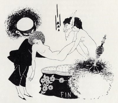 Część ogonowa z "Salome" 1893 (litografia) autorstwa Aubrey Beardsley