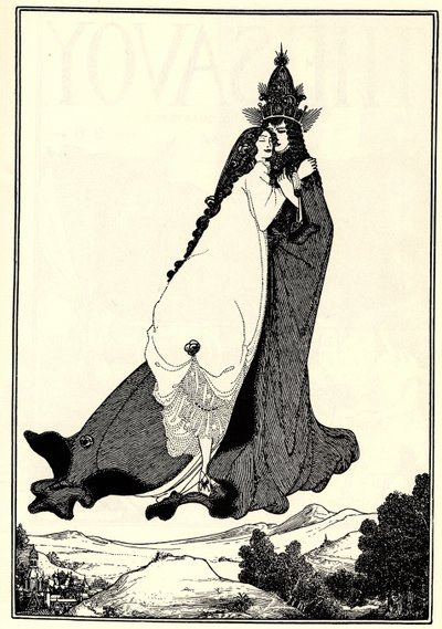 Wniebowstąpienie Świętej Róży z Lima autorstwa Aubrey Beardsley