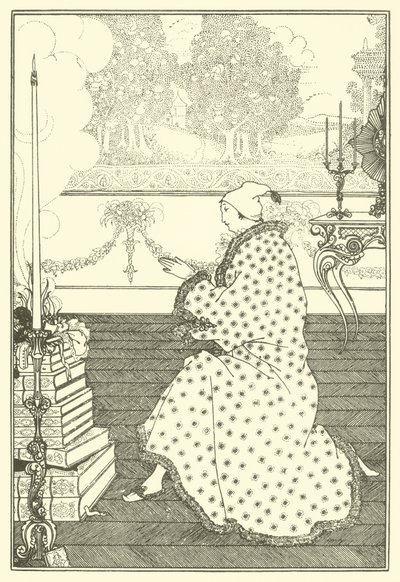 Modlitwa baronów autorstwa Aubrey Beardsley