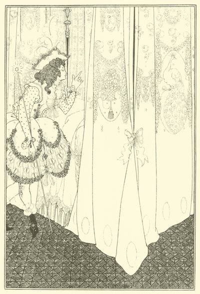 Sen z Gwałtu na zamek autorstwa Aubrey Beardsley