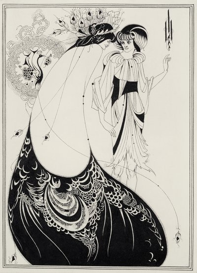 Spódnica pawia, ilustracja do angielskiego wydania „Salome Oscara Wilde