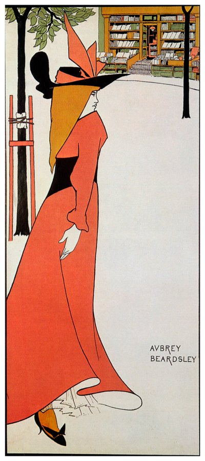 Biblioteki pseudonimów i antonimów, 1895 autorstwa Aubrey Beardsley