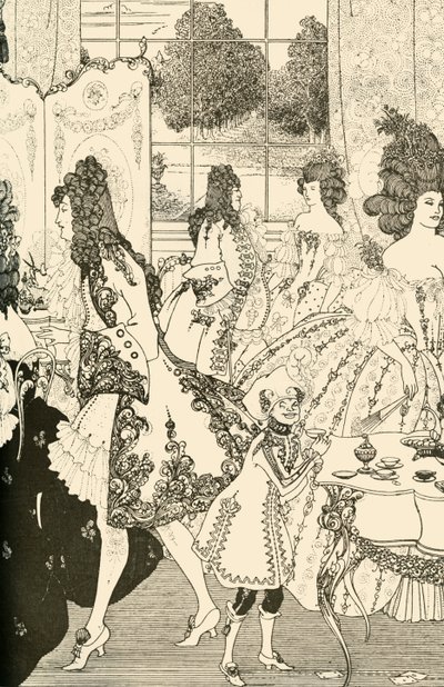 Gwałt na śluzie, 1896, 1928. autorstwa Aubrey Beardsley