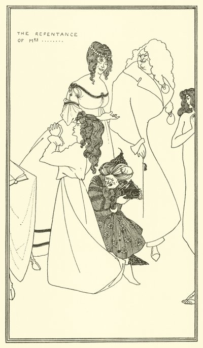 Pokuta... autorstwa Aubrey Beardsley