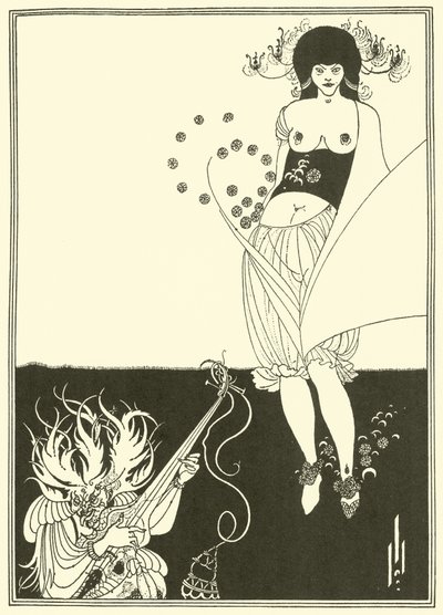Taniec brzucha autorstwa Aubrey Beardsley