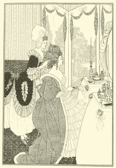 Toaleta autorstwa Aubrey Beardsley
