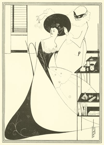Toaleta Salome autorstwa Aubrey Beardsley
