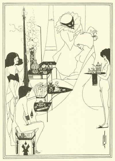 Toaleta Salome autorstwa Aubrey Beardsley
