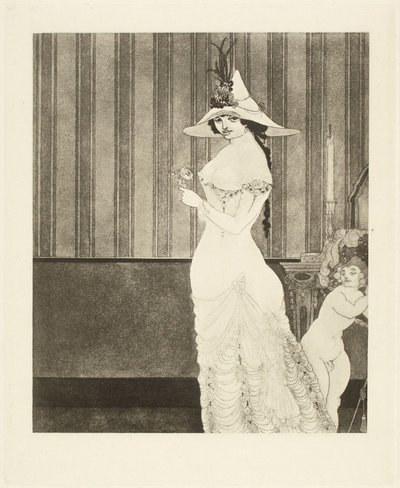 Kobieta autorstwa Aubrey Beardsley