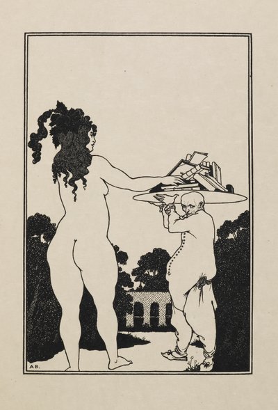 rysunek z Księgi pięćdziesięciu rysunków autorstwa Aubrey Beardsley