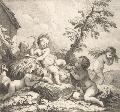 Lato, 1735 autorstwa Audran Benoit II